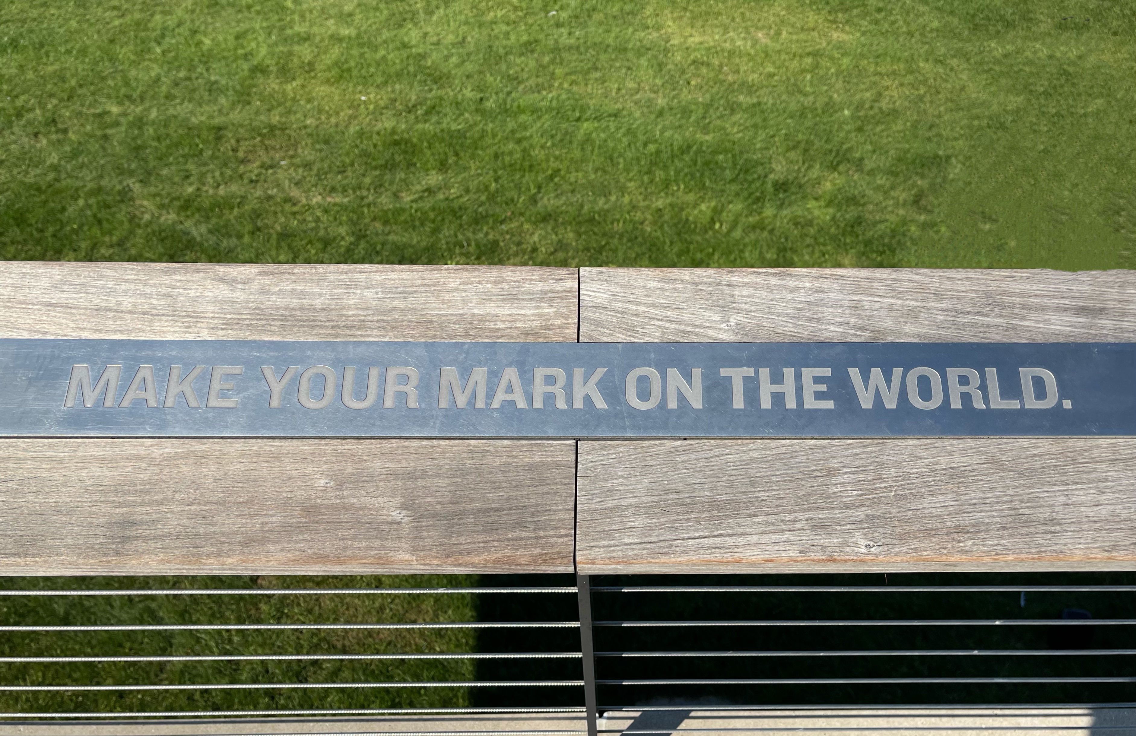Make your mark bench